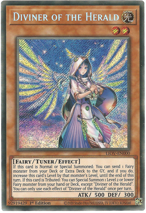 Yugioh Diviner of the Herald / Secret - LIOV-EN000 - 1st