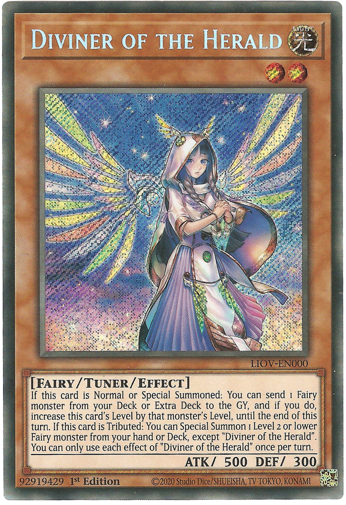 Yugioh Diviner of the Herald / Secret - LIOV-EN000 - 1st