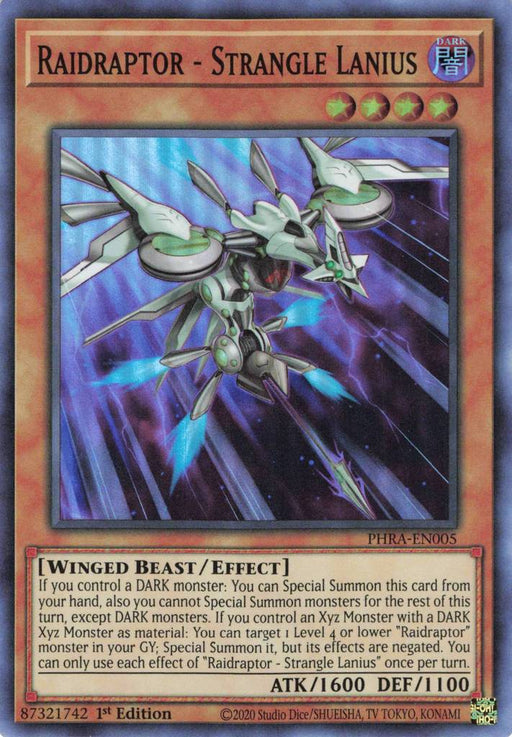 Yugioh Raidraptor - Strangle Lanius / Super - PHRA-EN005 - 1st