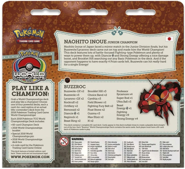 2018 pokemon card sets 2018 Pokemon World Championships Decks — Transcend Cards