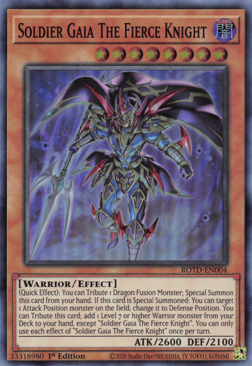 Soldier Gaia The Fierce Knight / Super - ROTD-EN004 - 1st