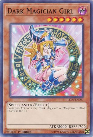 Yugioh Dark Magician Girl / Common - LED6-EN000 - 1st