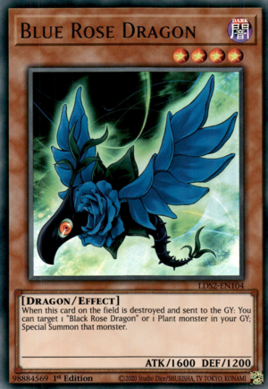 Yugioh Blue Rose Dragon / Ultra - LDS2-EN104 - 1st