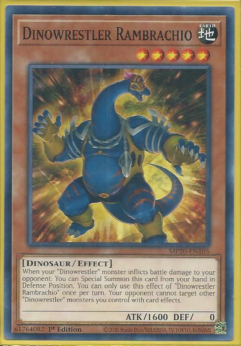 Yugioh Dinowrestler Rambrachio