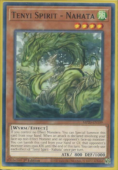 Yugioh Tenyi Spirit - Nahata / Common - MP20-EN109- 1st