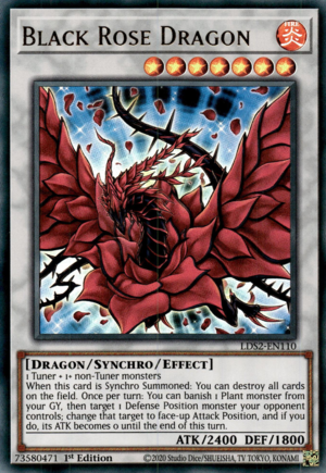Yugioh Black Rose Dragon / Ultra - LDS2-EN110 - 1st