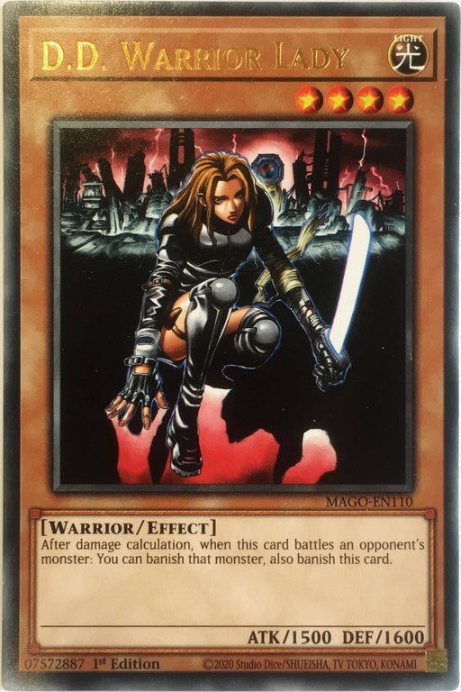 Yugioh D.D. Warrior Lady / Rare - MAGO-EN110 - 1st