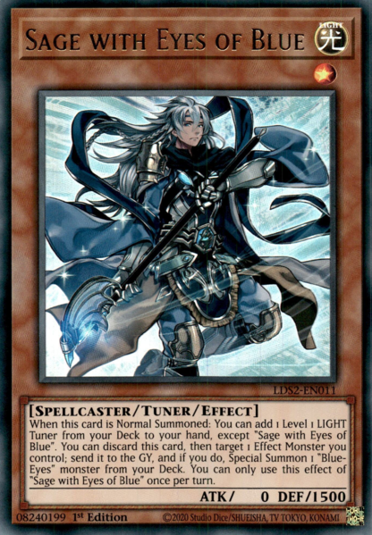 YUGIOH Sage with Eyes of Blue / Ultra - LDS2-EN011 - 1st