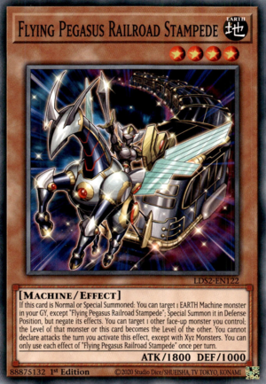 Yugioh Flying Pegasus Railroad Stampede / Common - LDS2-EN122 - 1st