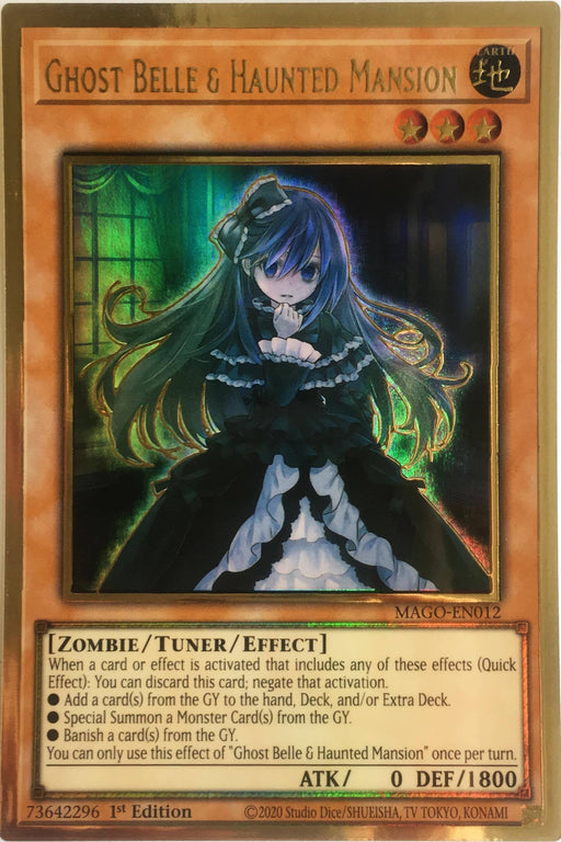 Yugioh Ghost Belle & Haunted Mansion / Gold - MAGO-EN012 - 1st