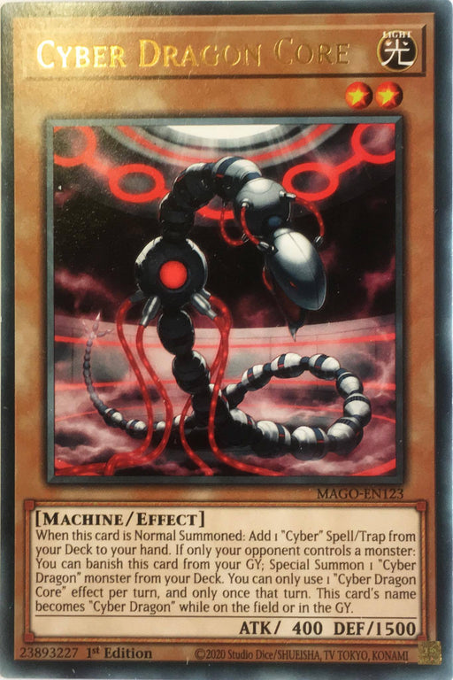 Yugioh Cyber Dragon Core / Rare - MAGO-EN123 - 1st