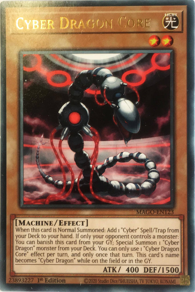 Yugioh Cyber Dragon Core / Rare - MAGO-EN123 - 1st