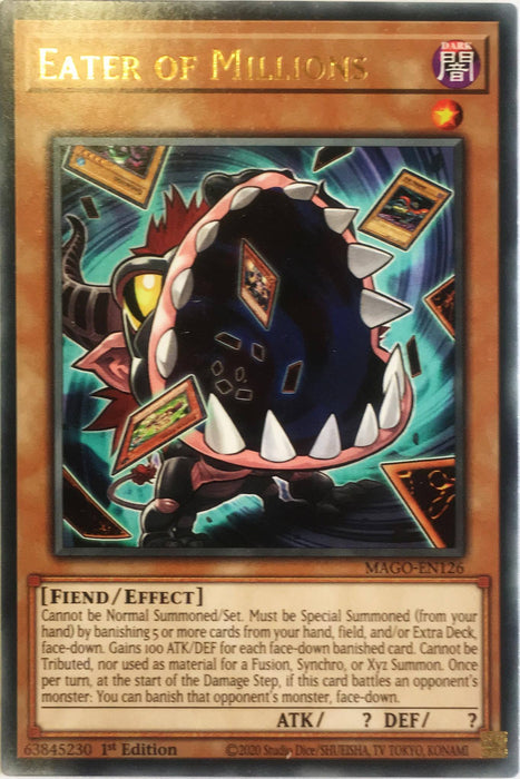 Eater of Millions / Rare - MAGO-EN126 - 1st Transcend Cards Eater of Millions / Rare - MAGO-EN126 - 1st Transcend Cards