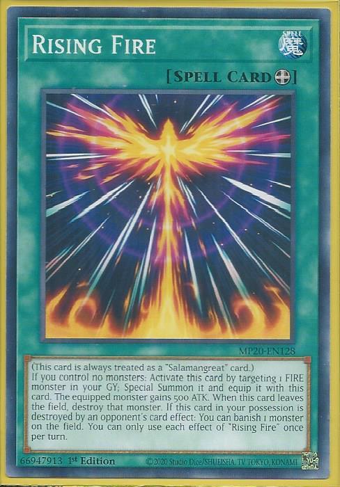 Rising Fire/ Common - MP20-EN128- 1st Transcend Cards Rising Fire/ Common - MP20-EN128- 1st Transcend Cards