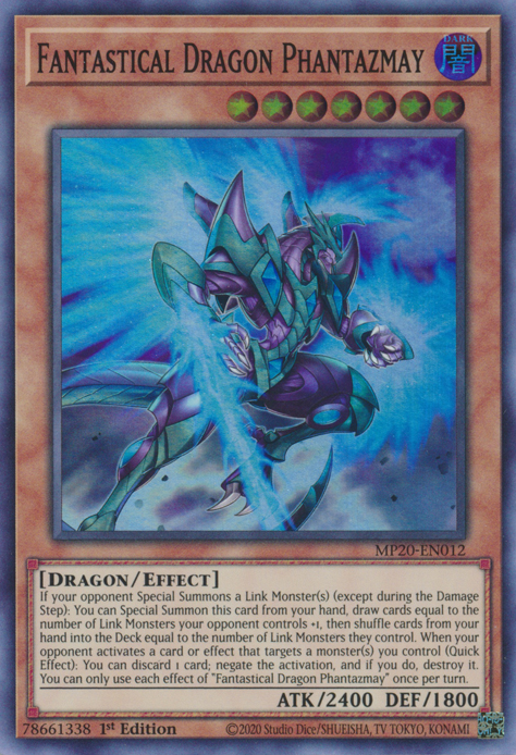 Fantastical Dragon Phantazmay / Super - MP20-EN012- 1st