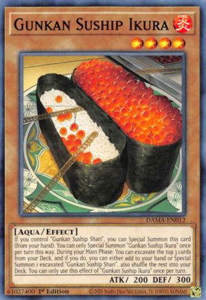 Yugioh Gunkan Suship Ikura / Common - DAMA-EN012 - 1st