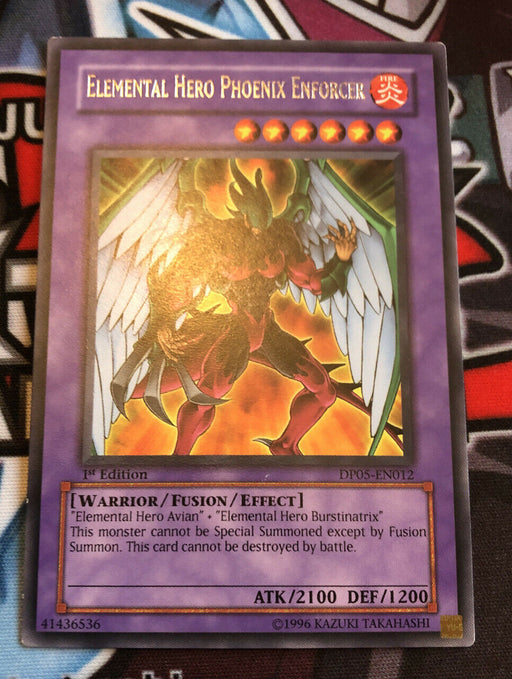 Yugioh Elemental Hero Phoenix Enforcer / Rare - DP05-EN012 - 1st