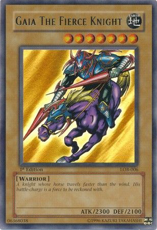 Yugioh Gaia The Fierce Knight / Ultra - LOB-EN006