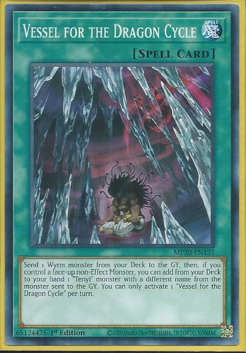 Yugioh Vessel for the Dragon Cycle / Common - MP20-EN131- 1st