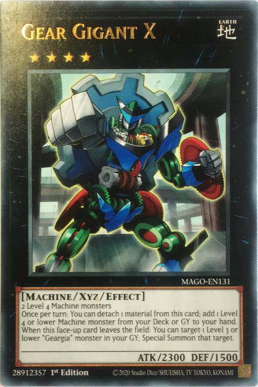 Yugioh Gear Gigant X / Rare - MAGO-EN131 - 1st