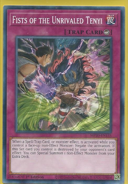 Yugioh Fists of the Unrivaled Tenyi / Common - MP20-EN135- 1st