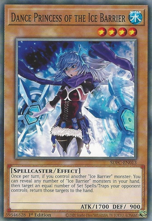 Yugioh Dance Princess of the Ice Barrier / Common - SDFC-EN013 - 1st 