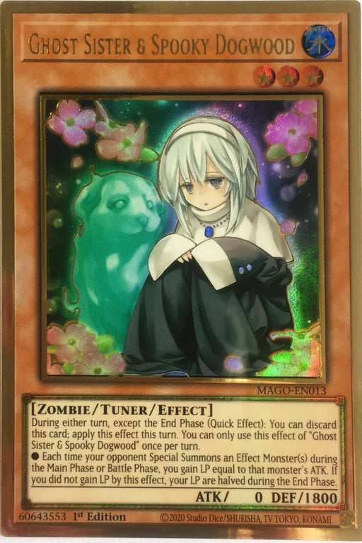 Yugioh Ghost Sister & Spooky Dogwood / Gold - MAGO-EN013 - 1st