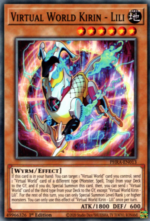 Yugioh Virtual World Kirin - Lili / Common - PHRA-EN013 - 1st