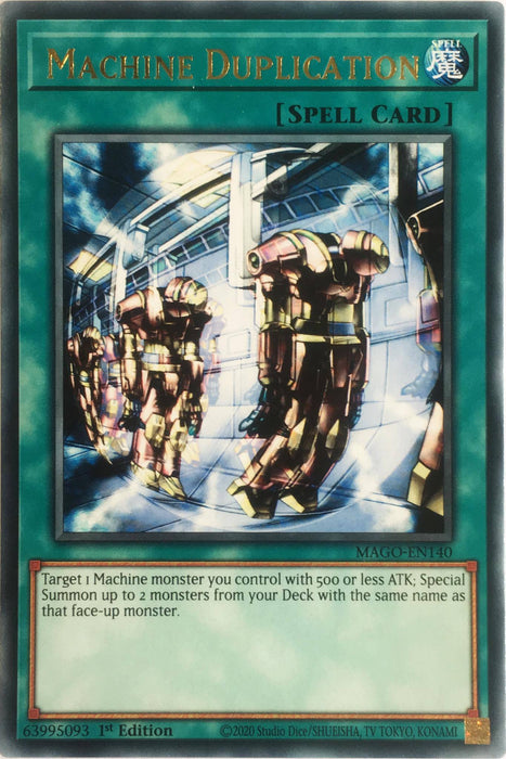 Yugioh Machine Duplication / Rare - MAGO-EN140 - 1st