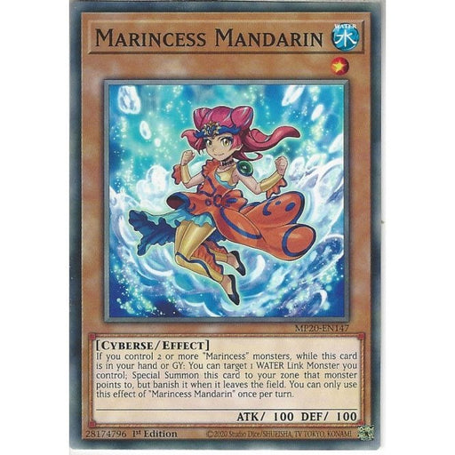 Yugioh Marincess Mandarin / Common - MP20-EN147- 1st