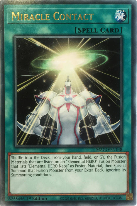 Yugioh Miracle Contact / Rare - MAGO-EN148 - 1st