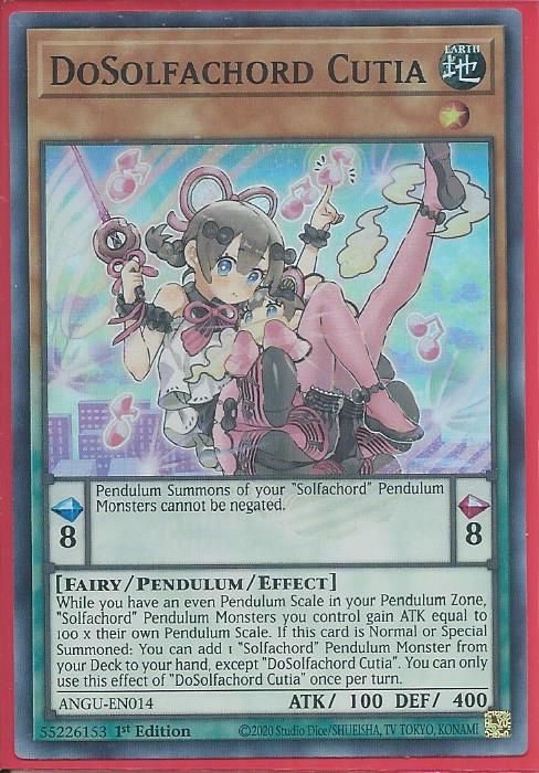 Yugioh DoSolfachord Cutia / Super - ANGU-EN014 - 1st