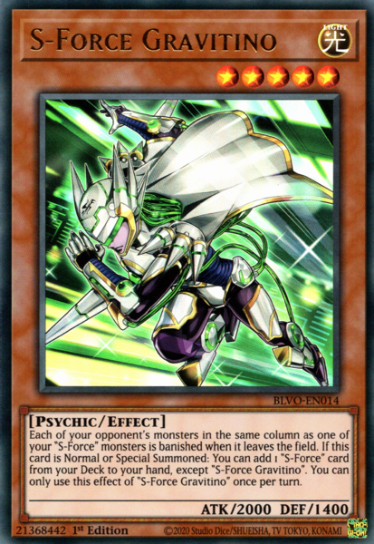 Yugioh S-Force Gravitino / Ultra - BLVO-EN014 - 1st