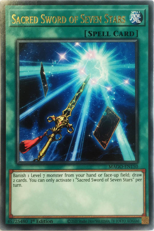 Yugioh Sacred Sword of Seven Stars / Rare - MAGO-EN150 - 1st