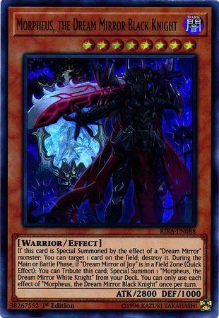 MORPHEUS, THE DREAM MIRROR BLACK KNIGHT / Ultra - RIRA-EN088 - 1st