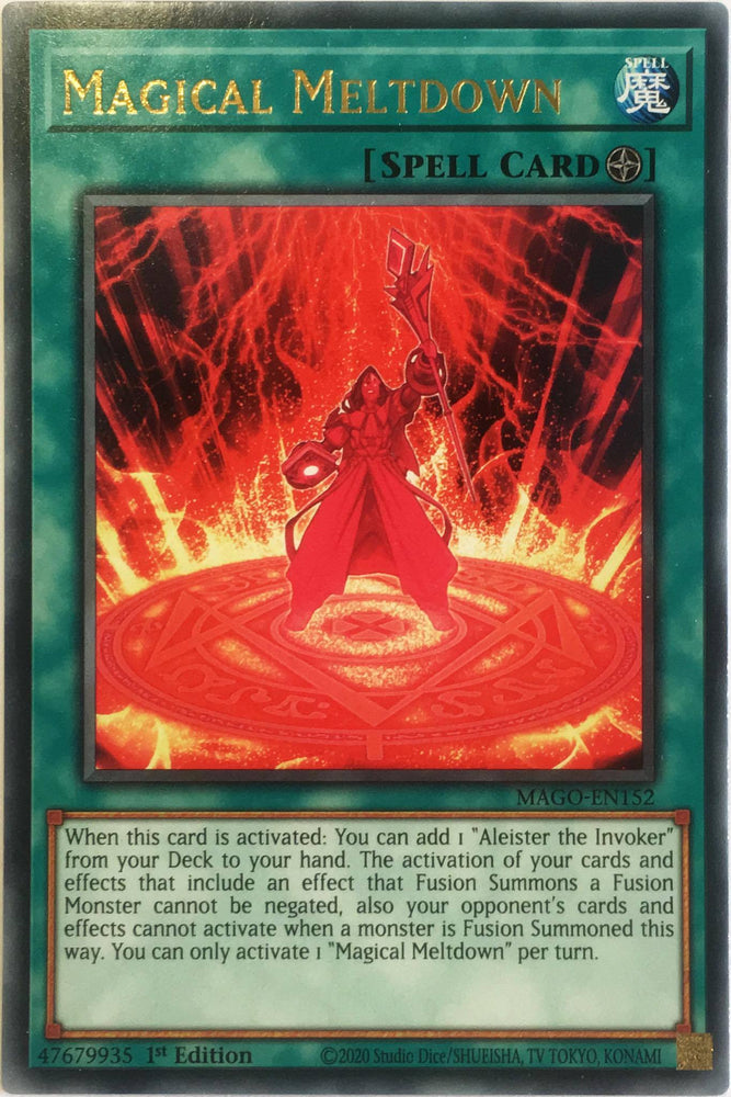 Yugioh Magical Meltdown / Rare - MAGO-EN152 - 1st