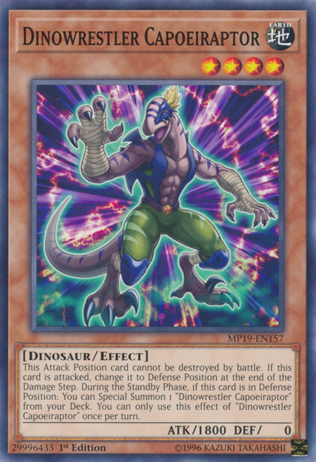 Yugioh Dinowrestler Capoeiraptor 