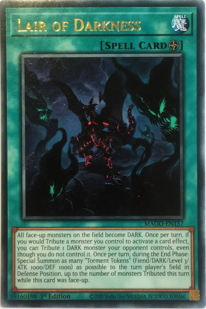 yugioh lair of darkness cards Lair of Darkness / Rare - MAGO-EN157