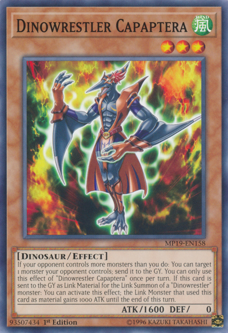 Yugioh Dinowrestler Capaptera