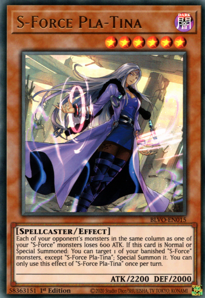 Yugioh S-Force Pla-Tina / Ultra - BLVO-EN015 - 1st