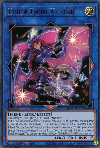 Yugioh Evil★Twin Ki-sikil / Collectors - GEIM-EN015 - 1st