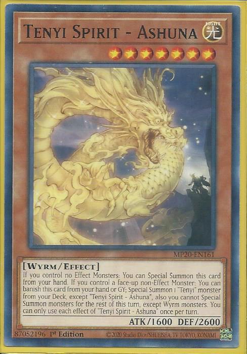 Yugioh Tenyi Spirit - Ashuna / Common - MP20-EN161- 1st