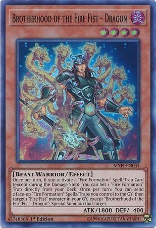 Brotherhood of the Fire Fist - Dragon / Super - MYFI-EN044 - 1st