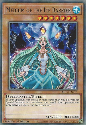 yugioh Medium of the Ice Barrier / Common - SDFC-EN016 - 1st