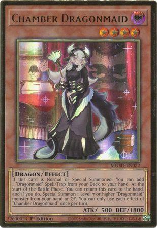 Yugioh! Chamber Dragonmaid / Premium Gold- MGED-EN022 - 1st     