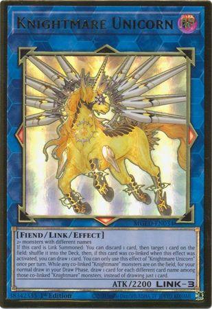 Yugioh! Knightmare Unicorn / Premium Gold - MGED-EN034 - 1st