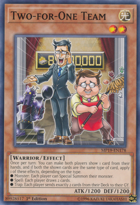 Yugioh Two-for-One Team