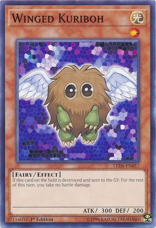 Yugioh Winged Kuriboh / Common - LED6-EN017 - 1st