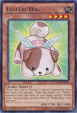 Yugioh Fluffal Dog / Rare - NECH-EN017 - 1st/Unl