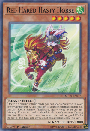 Yugioh Red Hared Hasty Horse 